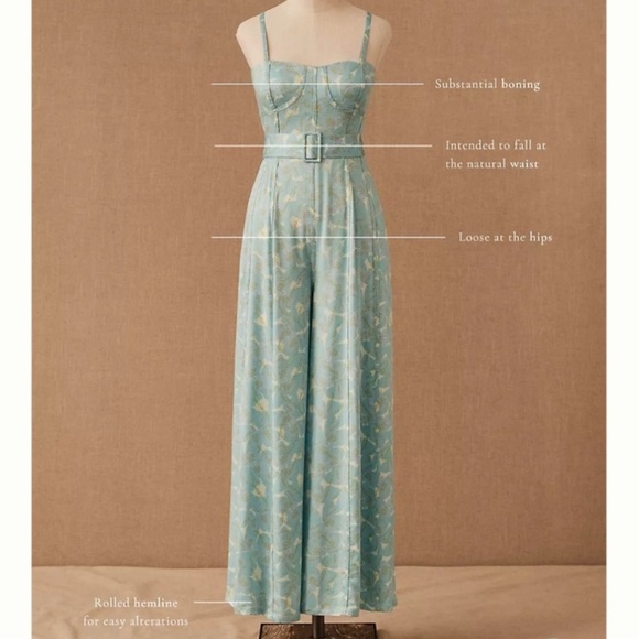 New BHLDN x Free People Elyssa Jumpsuit New with tags size small - Picture 5 of 8